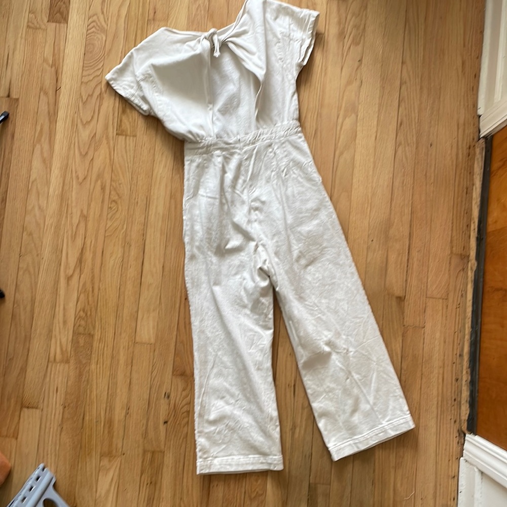 Rachel Comey Ivory Denim Jumpsuit